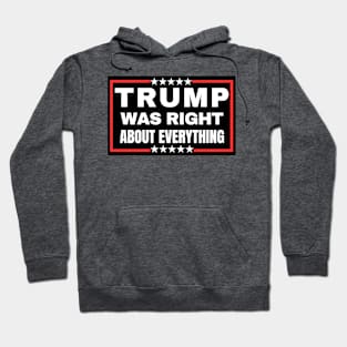 TRUMP WAS RIGHT ABOUT EVERYTHING 2024 Hoodie